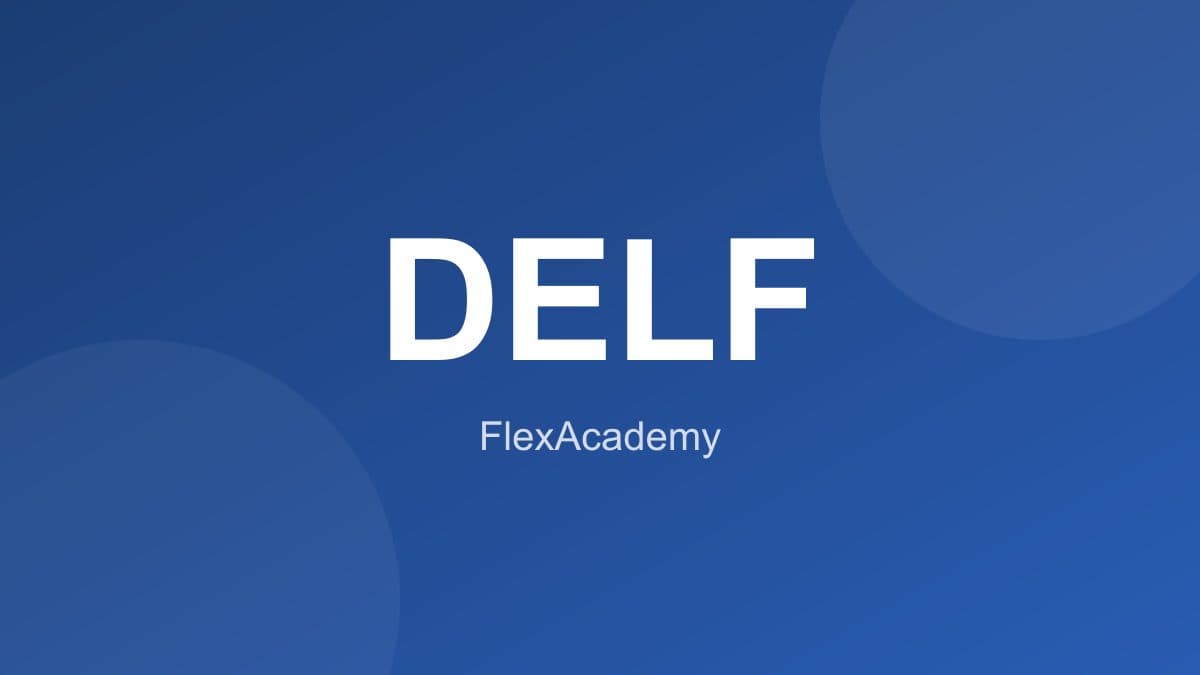Candidates preparing for the DELF exam