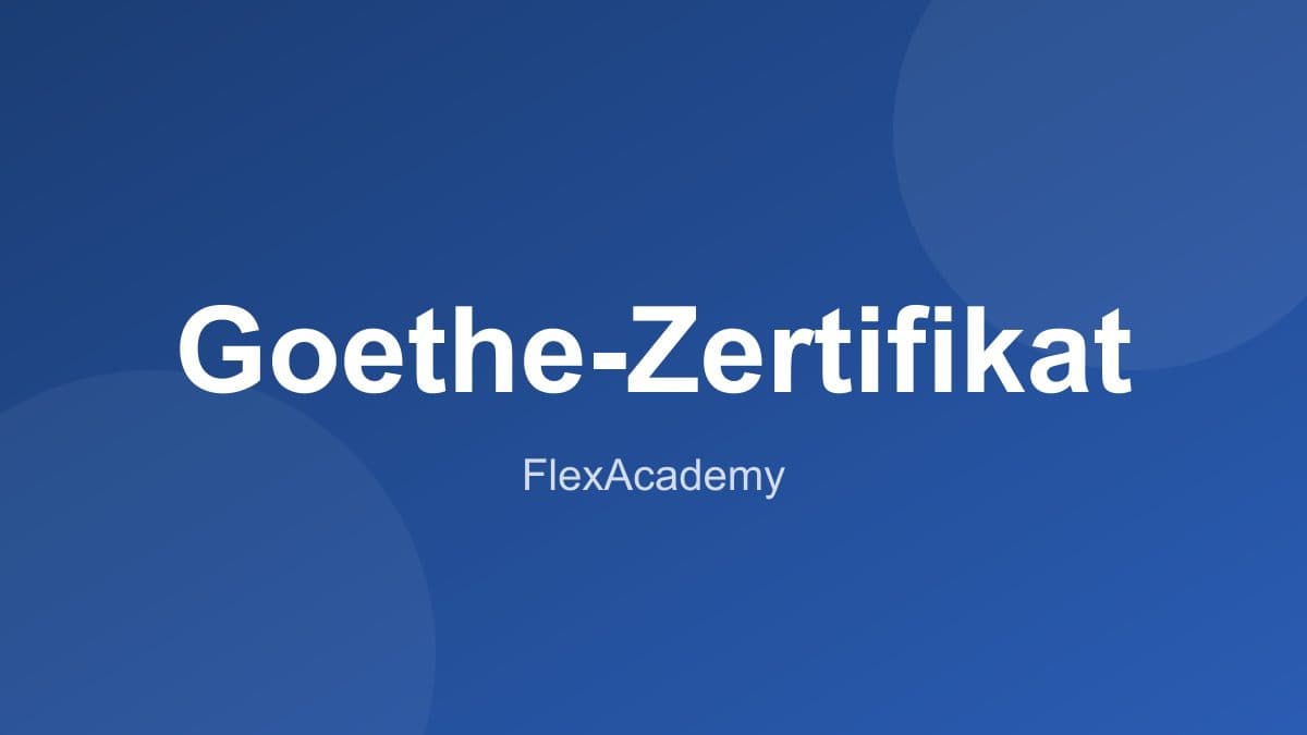 Candidates preparing for the Goethe-Zertifikat exam