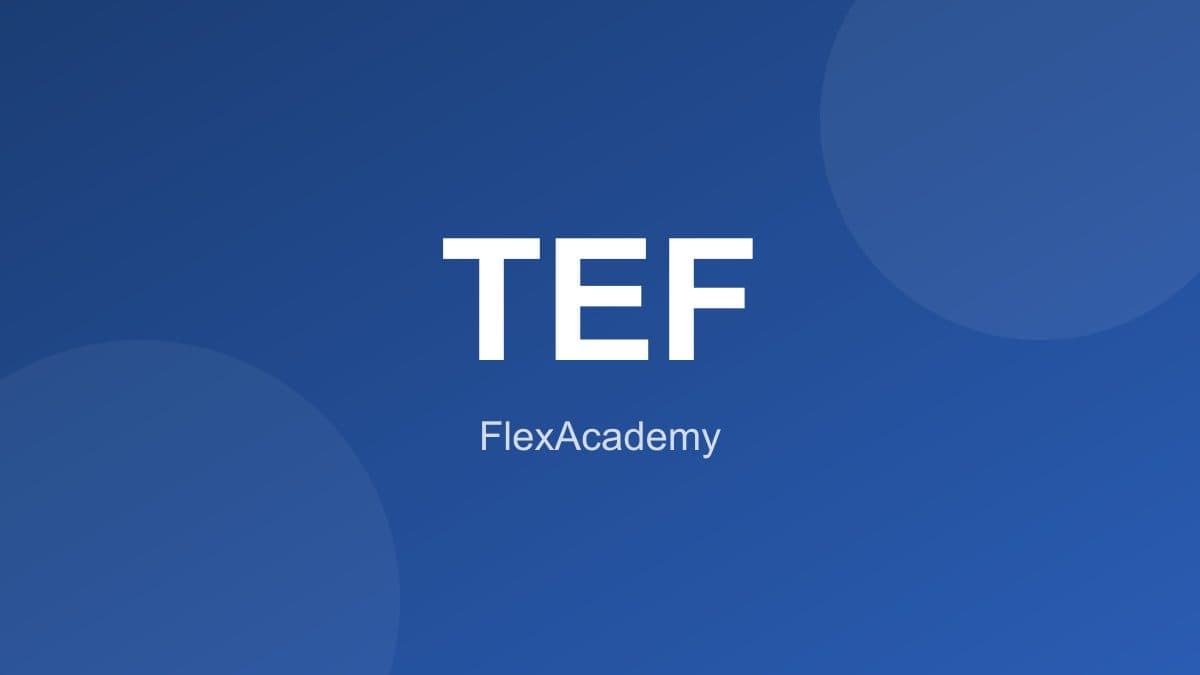 Candidates preparing for the TEF exam