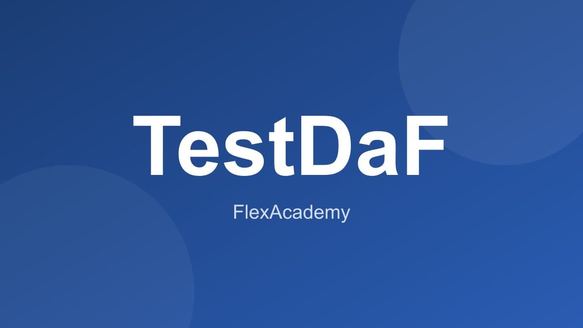 Candidats en préparation à l'examen TestDaF